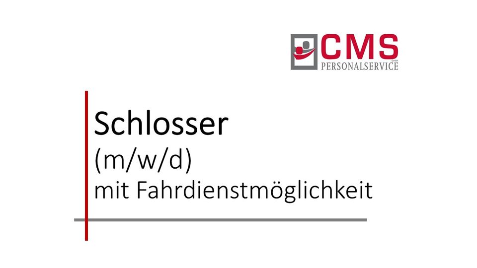 Schlosser (m/w/d) in Obernburg