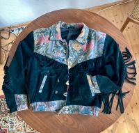 (Wild)Leder-Jacke vintage retro mit Fransen Dresden - Neustadt Vorschau