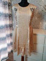 Luxus Kleid Dress Aftershockplc Spitze Champagne beige-gold 40/42 Brandenburg - Leegebruch Vorschau