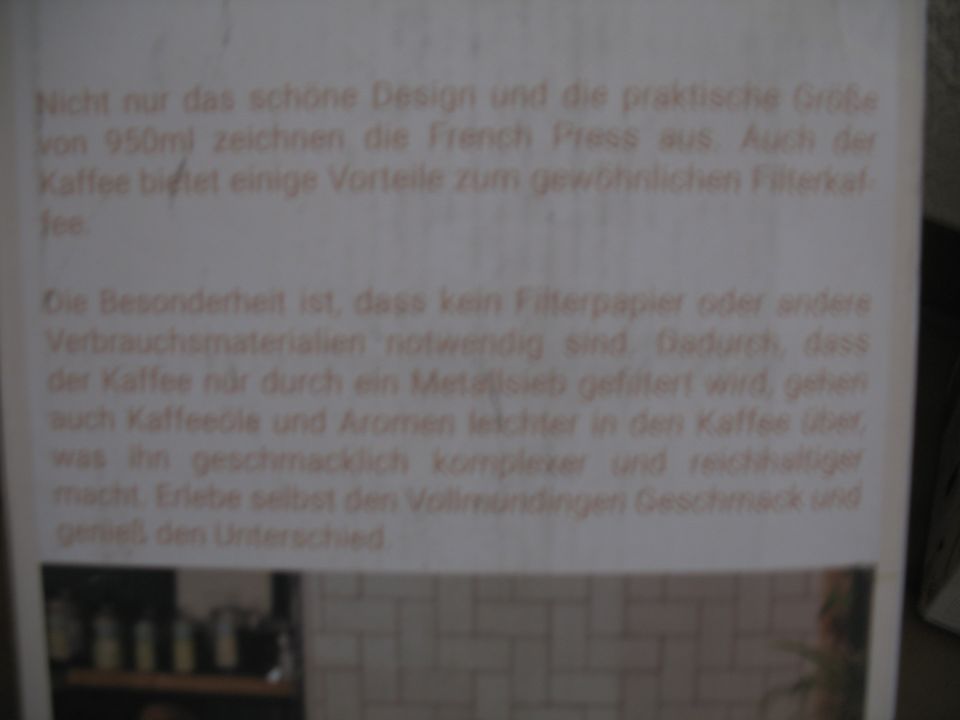 Campingzubehör von French Press bis Aussenspiegel u. Abspannseile in Tuttlingen