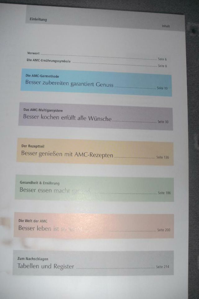 AMC Kochbuch "Unser Kochbuch" Besser essen. Besser leben in Mitterfels