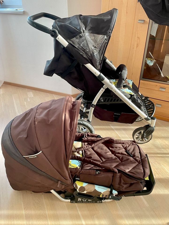 XL-Set: Gesslein F4 + MaxiCosi CabrioFix + Sportwagen + Buggy in Obertraubling