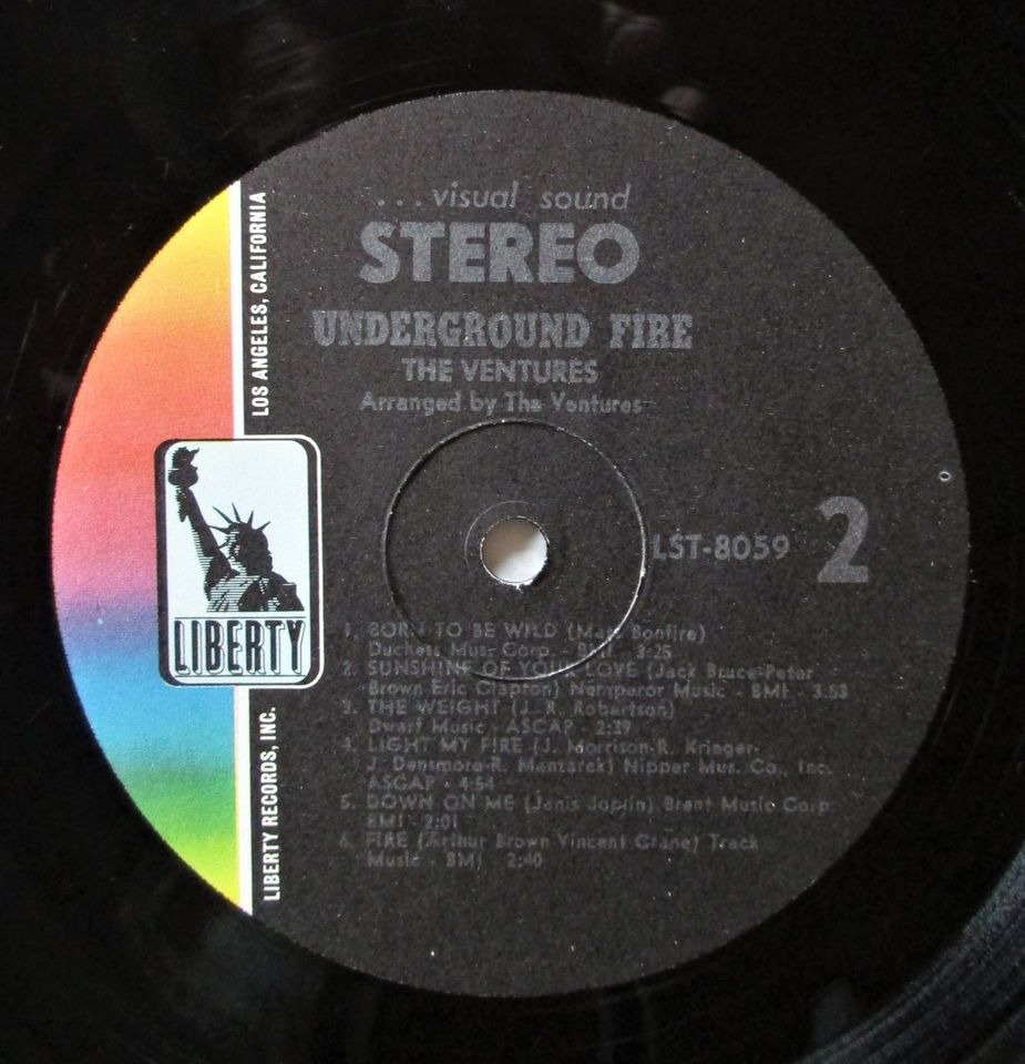 The Ventures-Underground Fire-Liberty LST-8059/US 1969 in Rohrbach