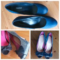 Festliche Schuhe Pumps High Heels Peeptoe Feiertage Festoutfit München - Schwabing-Freimann Vorschau