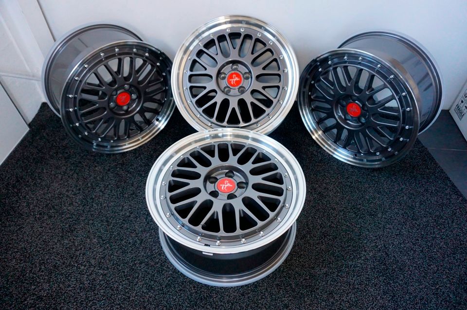 4x18Zoll Keskin KT22 8x18 et30 5x112 Titan Grey Lip Polish (TGLP) in Braunschweig