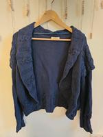 Oui Cardigan Gr. 40 dunkelblau Grobstrick Sachsen - Bautzen Vorschau