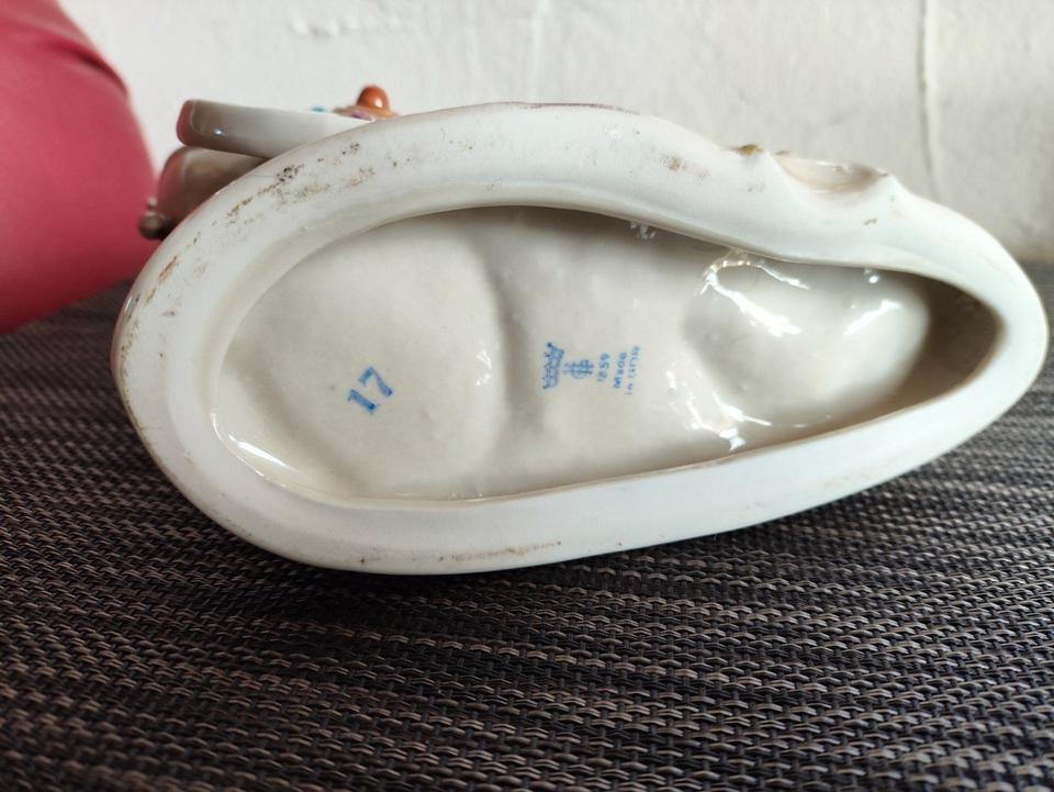 DDR Figurine Kutsche, Porzellan, Gräfenthal Marke, nummeriert in Lemförde