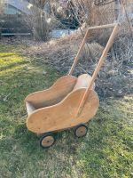 Puppenwagen aus Holz - antik Bauernstuben Bayern - Waltenhofen Vorschau