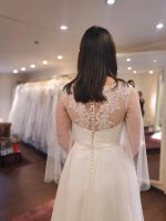 Brautkleid neu Ärmel ivory schlicht fließend 34 tattoo a Linie Schleswig-Holstein - Poggensee Vorschau