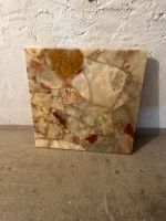 Onyx Marmor beige grün braun marmoriert Tischplatte 60x60cm Frankfurt am Main - Eschersheim Vorschau