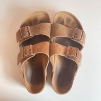 Birkenstock Arizona Leder Sandalen  Gr. 38 normale weite Hessen - Wehrheim Vorschau