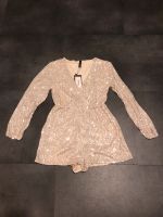 Pailletten Jumpsuit Langarm Party S Gold Neu Sexy glitzernde kurz Nordrhein-Westfalen - Gummersbach Vorschau