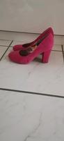 Pumps High Heels Barbie pink Blockabsatz Gr. 36 neuwertig Hessen - Oestrich-Winkel Vorschau