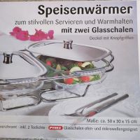 Speisenwärmer mit zwei Glasschalen. Baden-Württemberg - Mahlberg Vorschau