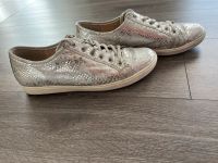 Caprice Damen Sneaker| silber Animalprint| 7 1/2 | neuwertig Hessen - Groß-Zimmern Vorschau