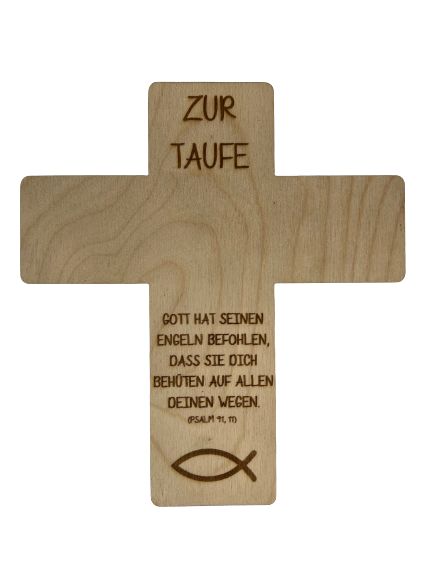 Taufkreuz mit Name personalisiert Taufe Taufgeschenk/ 20,00€* in Monheim