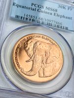 Goldmünze Äquatorialguinea – 1993 – 30k F - Elefant – PCGS Gold Hessen - Wiesbaden Vorschau