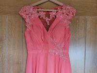 festliches Kleid Gr. 36/38 apricot Bayern - Zandt Vorschau