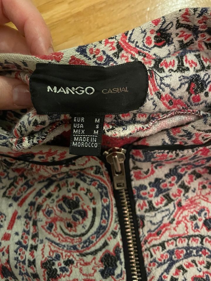 Mango Paisley Bomberjacke Jäckchen mit Reißverschluss in Essen