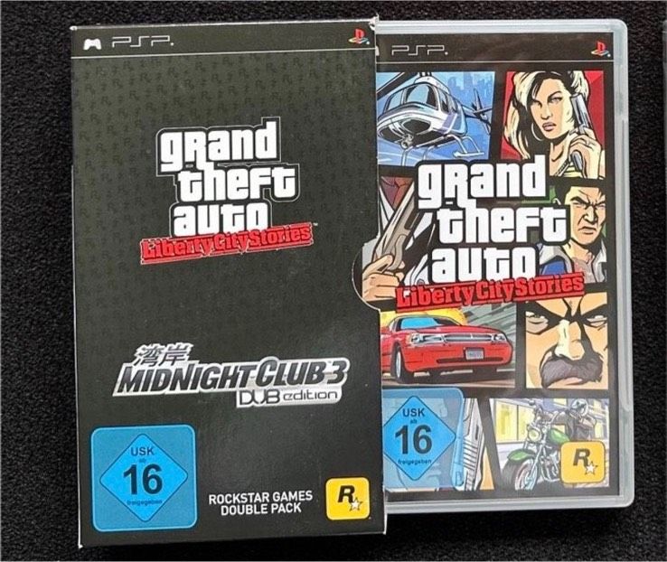 PSP Spiele Doppelpack / Liberty City Stories + MidnightClub 3 in Hünxe