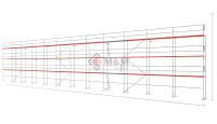 Fassadengerüst 129x8,2 m Baugerüst 1057,8 qm Gerüstbau Holzbeläge Baden-Württemberg - Schwäbisch Hall Vorschau