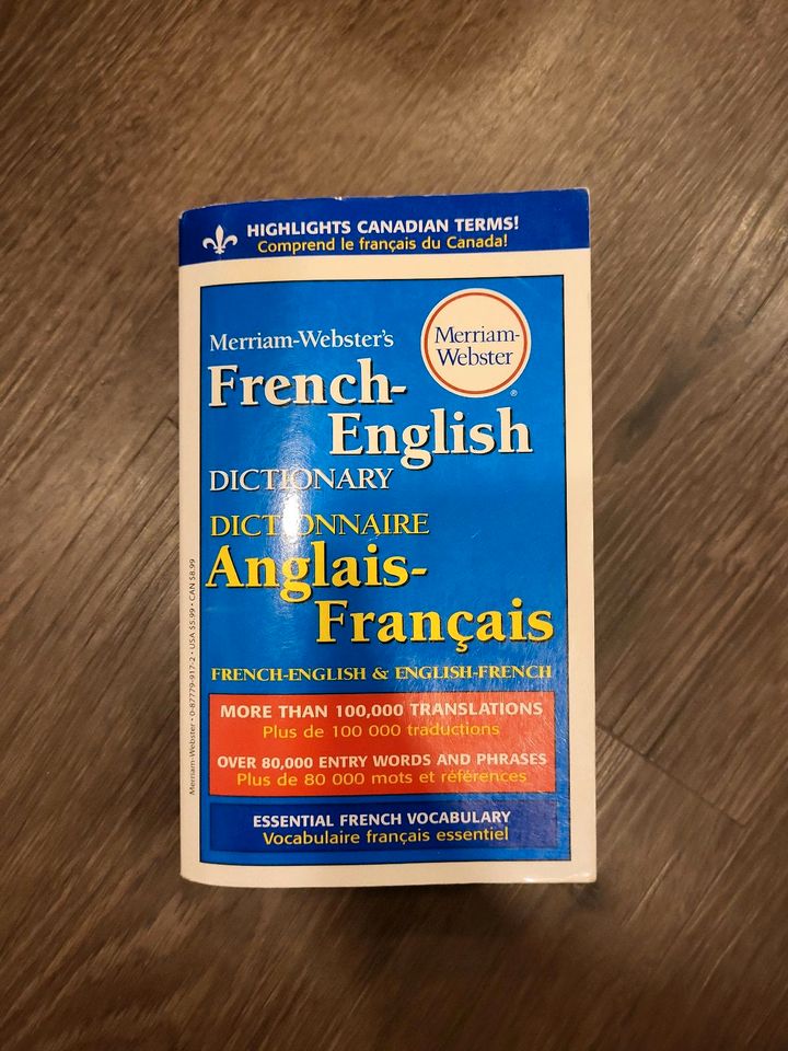 Wörterbuch Französisch - Englisch / Englisch-Französisch in Stuttgart