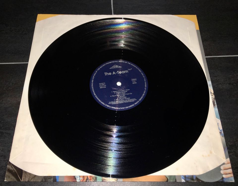 The A-Team Soundtrack Vinyl 1984 Super Zustand Schallplatte in Remmels