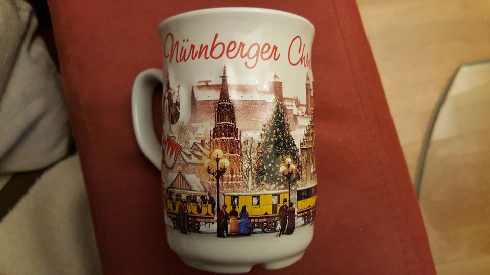 175 Jahre dt. Bahn Sonderedition Becher 2010 Christkindlesmarkt in Nürnberg (Mittelfr)