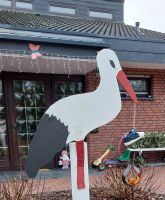 Storch zum Aufstellen für Hochzeit und Geburt (nur Verleih !) Niedersachsen - Meppen Vorschau