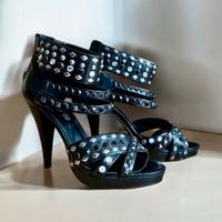 ALDO High Heels Schwarz Silber Nieten Gr.39 Highheels Schuhe Berlin - Reinickendorf Vorschau