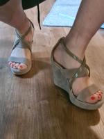graue Keilabsatz Sandalen made in italy 36 Köln - Marienburg Vorschau