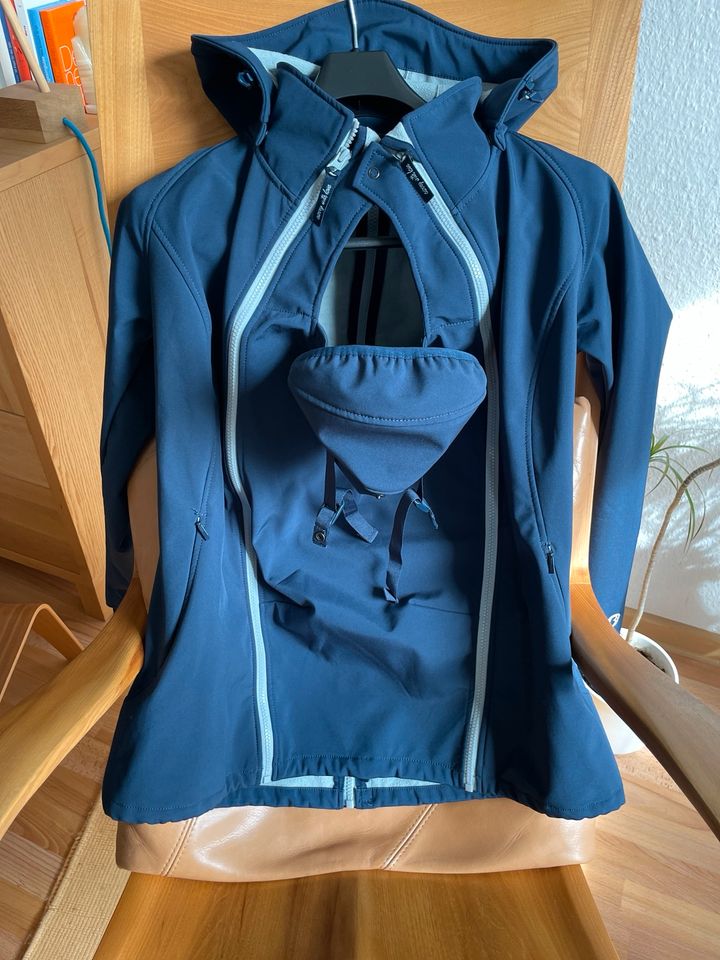 Mamalila Softshell Tragejacke Schwangerschaft navy blau XS w. neu in Dresden