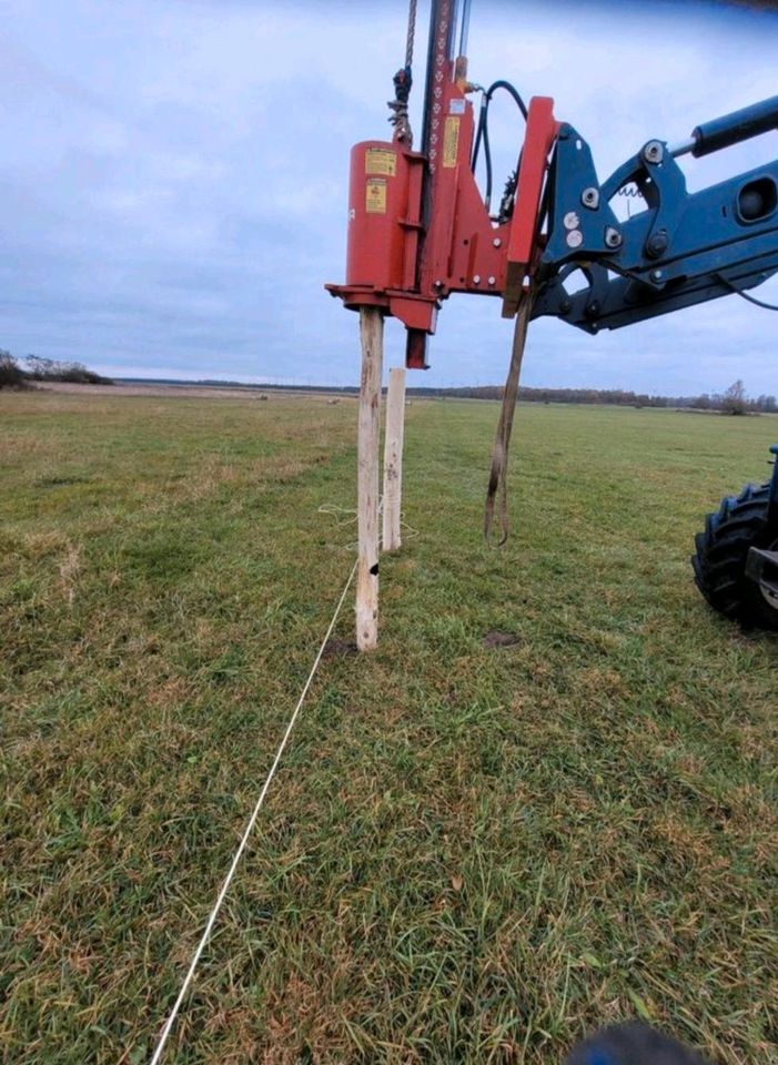 Weidzeaunbau Montage Beratung Wolfschutzzaun Weidezaunmaterial in Neverin