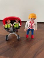 Playmobil Mutter mit Zwillingen im Kinderwagen Frankfurt am Main - Preungesheim Vorschau