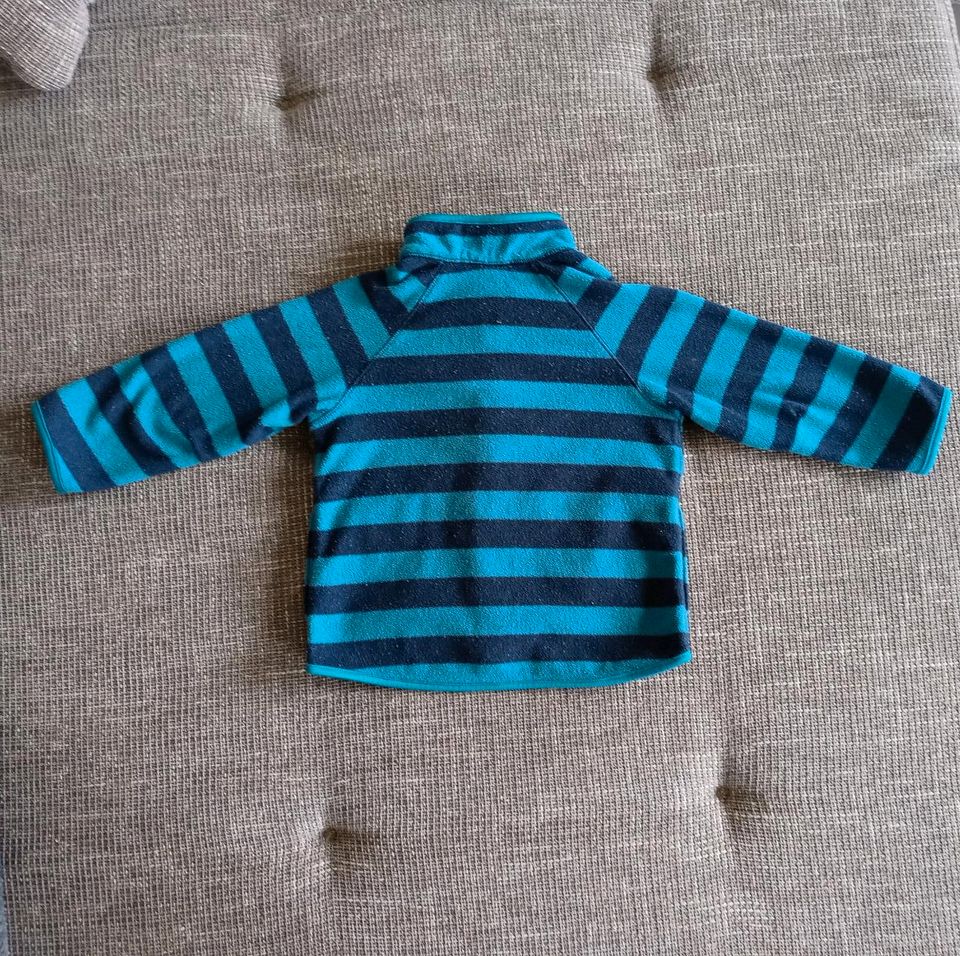 Baby Fleecejacke Gr. 80 unisex von H&M türkis/blau in Apelern