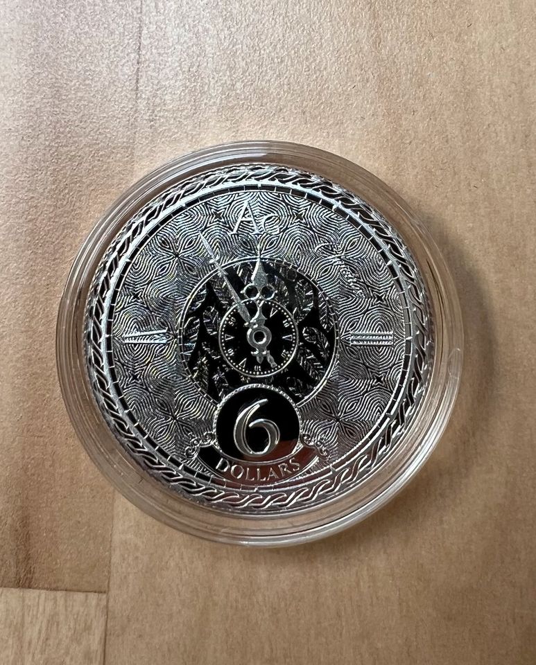 Silbermünzen Tokelau - Chronos 2020 + 2022 - je 1 Oz Prooflike in Schkeuditz