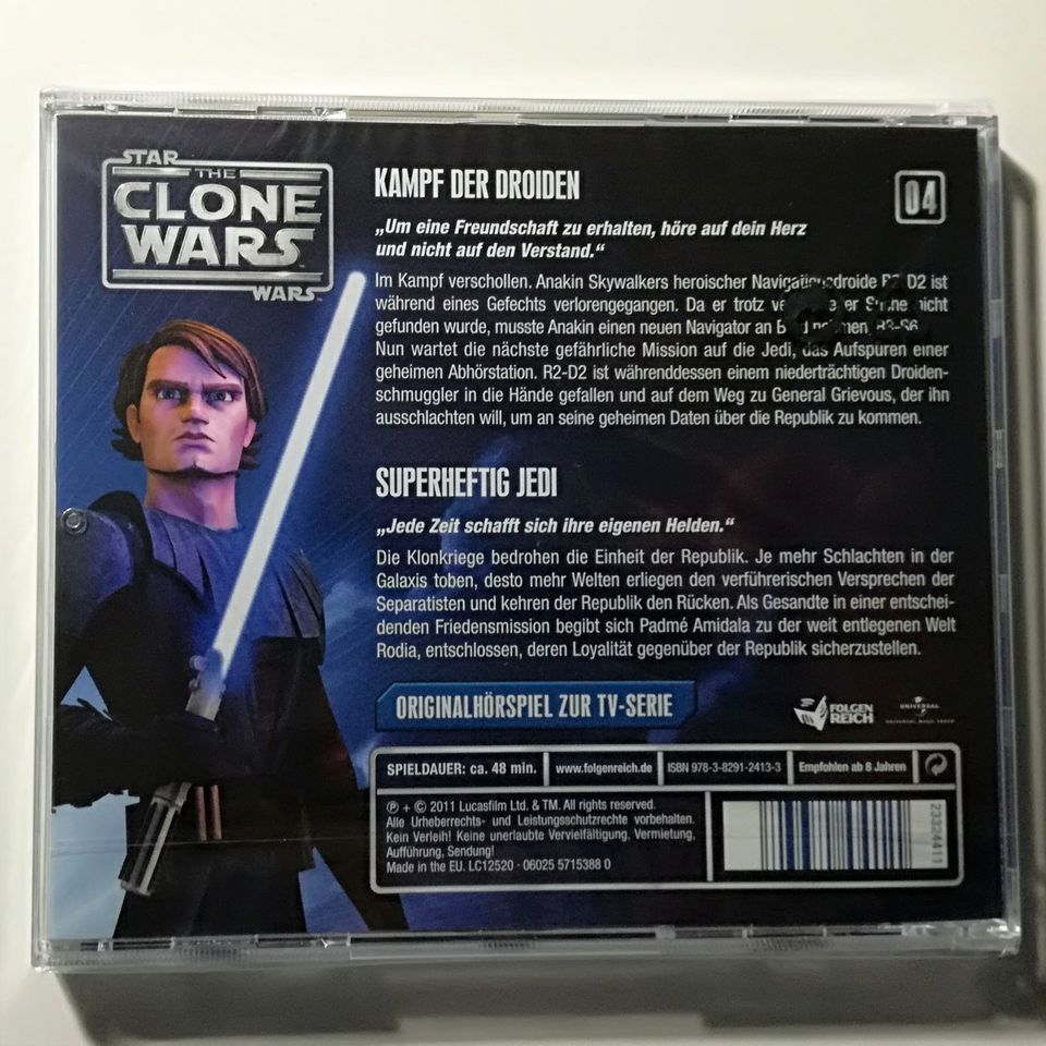 Audio CD STAR WARS The Clone Wars, Folge 4 – NEU! in Rheinbach