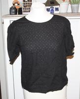 Damen Puff Ärmel Bluse Tunika Shirt H & M mit Loch Muster gr. 36 Hessen - Büttelborn Vorschau