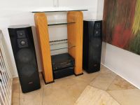 Hifi Rack, TV Rack, Rattan, sehr hochwertig, mit Glasplatten Baden-Württemberg - Neckargemünd Vorschau