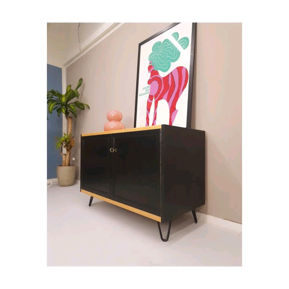 Vintage Sideboard 60er 70er Mid-Century Kommode Anrichte in Solingen