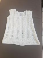 Handarbeit Gestricktes Top Baumwolle weißt. 38/40 Baden-Württemberg - Denzlingen Vorschau