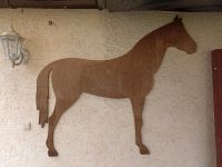 Wandbild Wandfigur Holz Pferd Deko groß Figur Kinder basteln Hessen - Maintal Vorschau