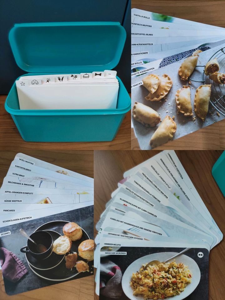 Tupperware Box mit 50 Rezepten: Nachtisch, Snacks, Brot, Dinner in Köln