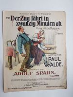 Humoristische Duoszenen Zug fährt  Paul Walde Adolf Spahn ca 1900 Baden-Württemberg - Leonberg Vorschau
