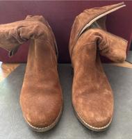 Cowboy/Stiefeletten  Velourleder in braun Gr. 36 Berlin - Spandau Vorschau
