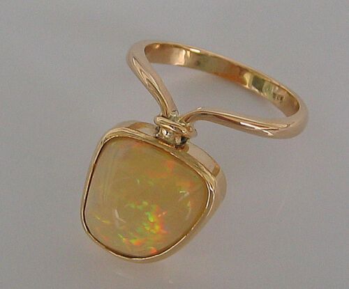 14kt 585 Gold Ring 6,1 gr. mit Opal Opale Welo Vollopal ♦️♦️ 5480 in Lichtenberg (Oberfranken)