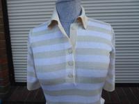 X & More by BRAX Shirt Polo-Shirt gestreift weiß/creme Gr. S/36 Schleswig-Holstein - Flintbek Vorschau