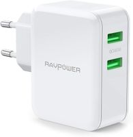 RAVPower USB Ladegerät 36W mit Quick Charge, 2 Port USB Netzteil Hessen - Bad Vilbel Vorschau