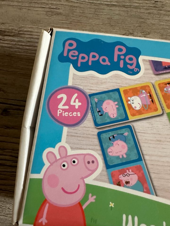 Peppa Pig / Ab 3 Jahre / Domino aus Holz / Wooden Domino / NEU in Körle