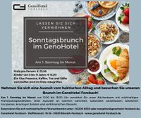 Sonntagsbrunch im GenoHotel Forsbach Nordrhein-Westfalen - Rösrath Vorschau